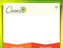 Tablet Screenshot of caanfloral.com